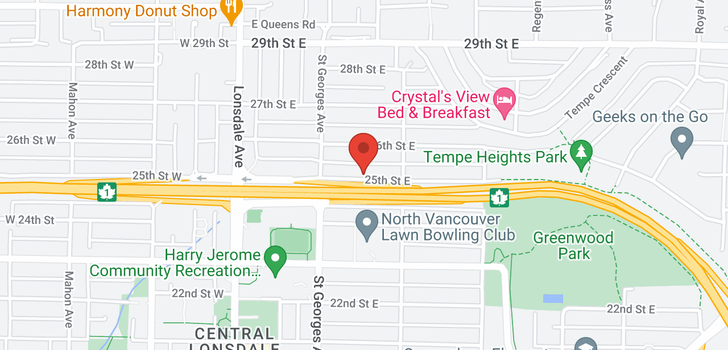 map of 234 E 25TH STREET